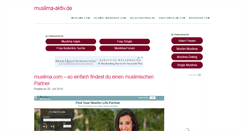 Desktop Screenshot of muslima-aktiv.de