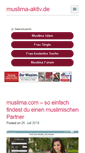 Mobile Screenshot of muslima-aktiv.de